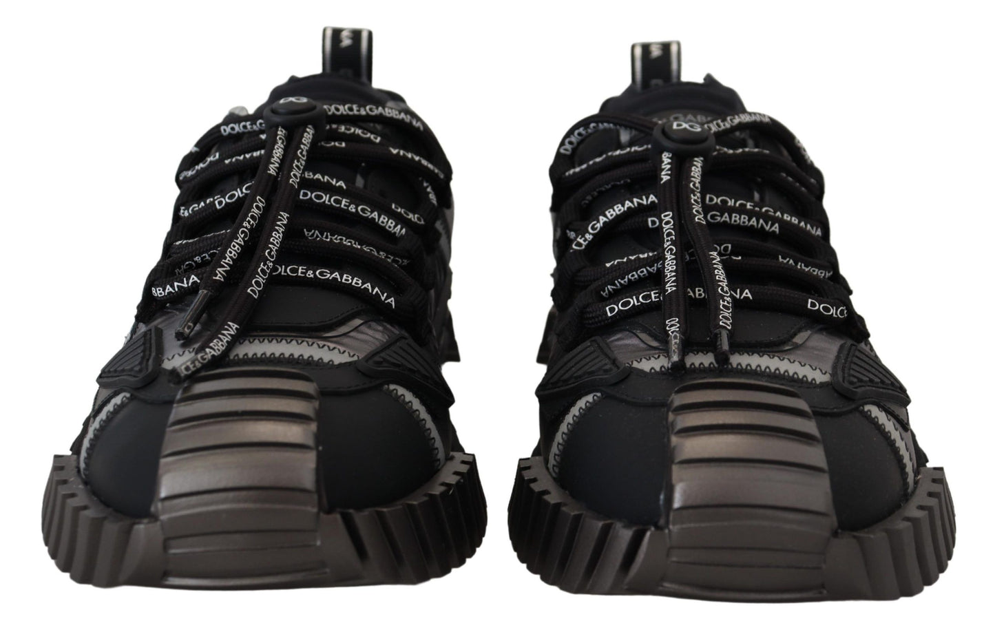 Chic Black NS1 Lace-Up Sneakers