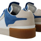 Multicolor Low Top Leather Sneakers