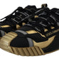 Elegant Black and Gold NS1 Sneakers