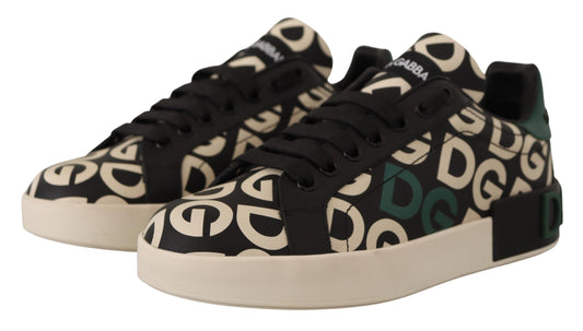 Elegant Portofino Leather Sneakers