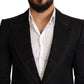 Elegant Black Slim Fit Blazer Jacket