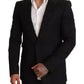 Elegant Black Slim Fit Blazer Jacket