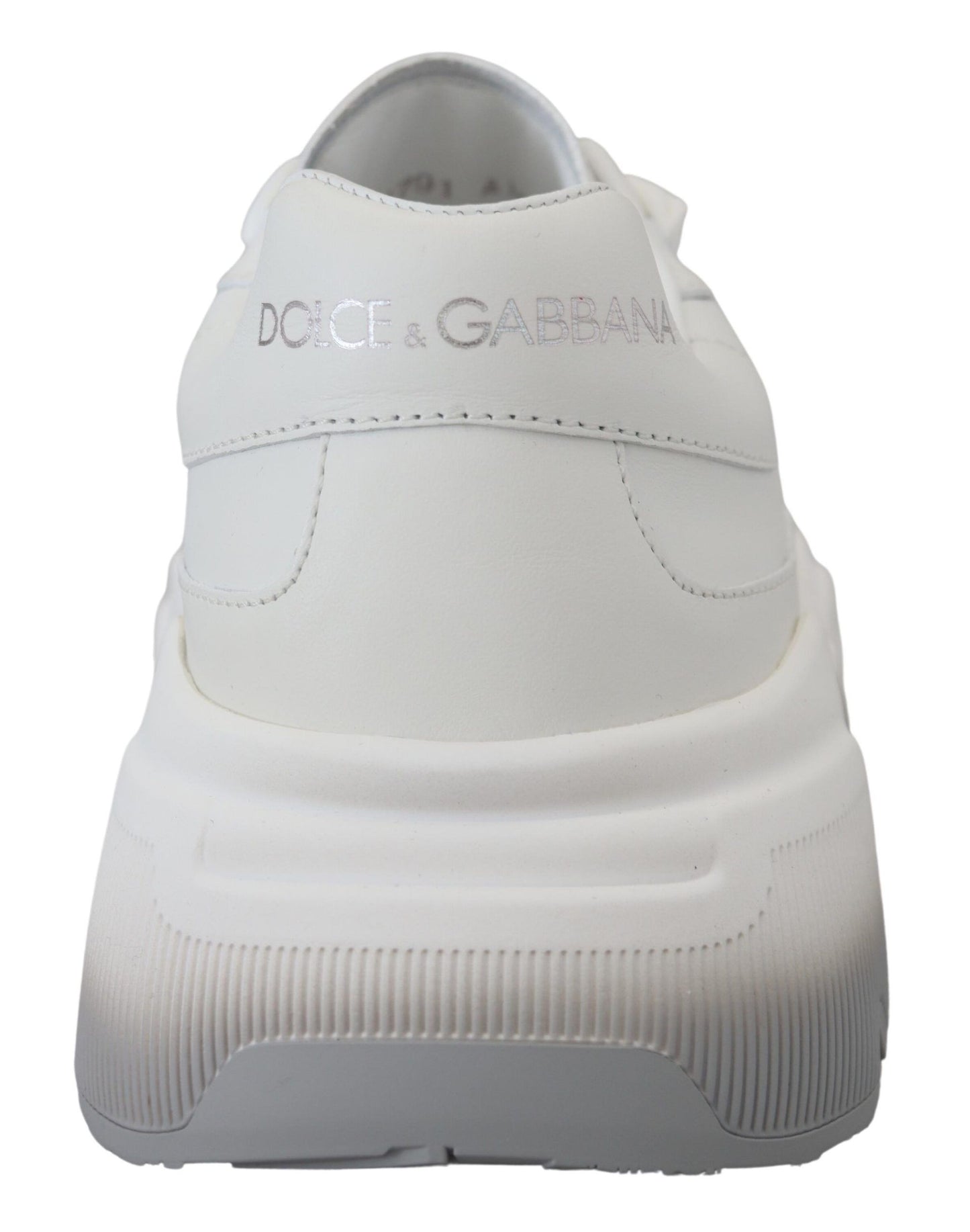 Chic Daymaster Leather Sneakers - Elegant White