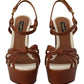 Elevate Your Style with Chic Leather Platform Sandals