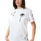 Inverted Seam Cotton Tee with Palm Logo