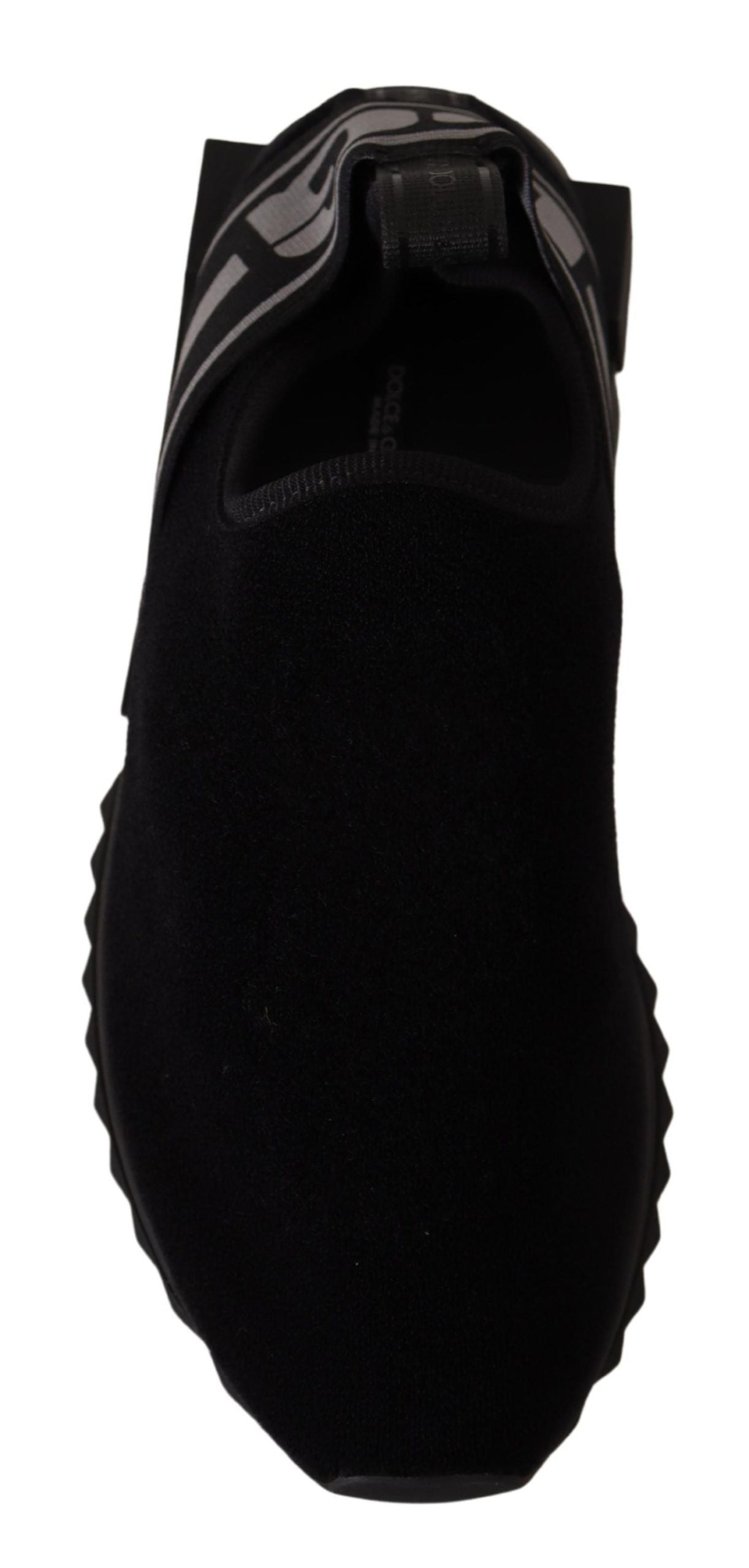 Sleek Black Low Top Sneakers