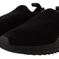 Sleek Black Low Top Sneakers