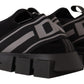 Sleek Black Low Top Sneakers