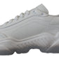 Sleek White Leather DAYMASTER Sneakers