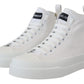 Elegant High Top Canvas Sneakers