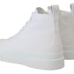 Elegant High Top Canvas Sneakers
