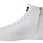 Elegant High Top Canvas Sneakers