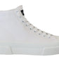 Elegant High Top Canvas Sneakers
