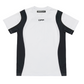 Elasticized Logo Tee in Pristine White