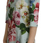 Floral Elegance Round Neck Blouse