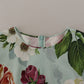 Floral Elegance Round Neck Blouse