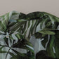 Elegant Silk Leaf Print Ascot Blouse