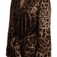Elegant Leopard Silk Blouse