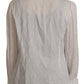 Elegant Silk Ascot Collar Blouse