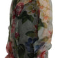 Elegant Silk Floral Blouse Long Sleeves
