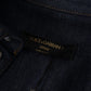 Elegant Blue Cotton Denim Shirt