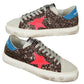 Multicolor Calfskin Glitter Sneakers