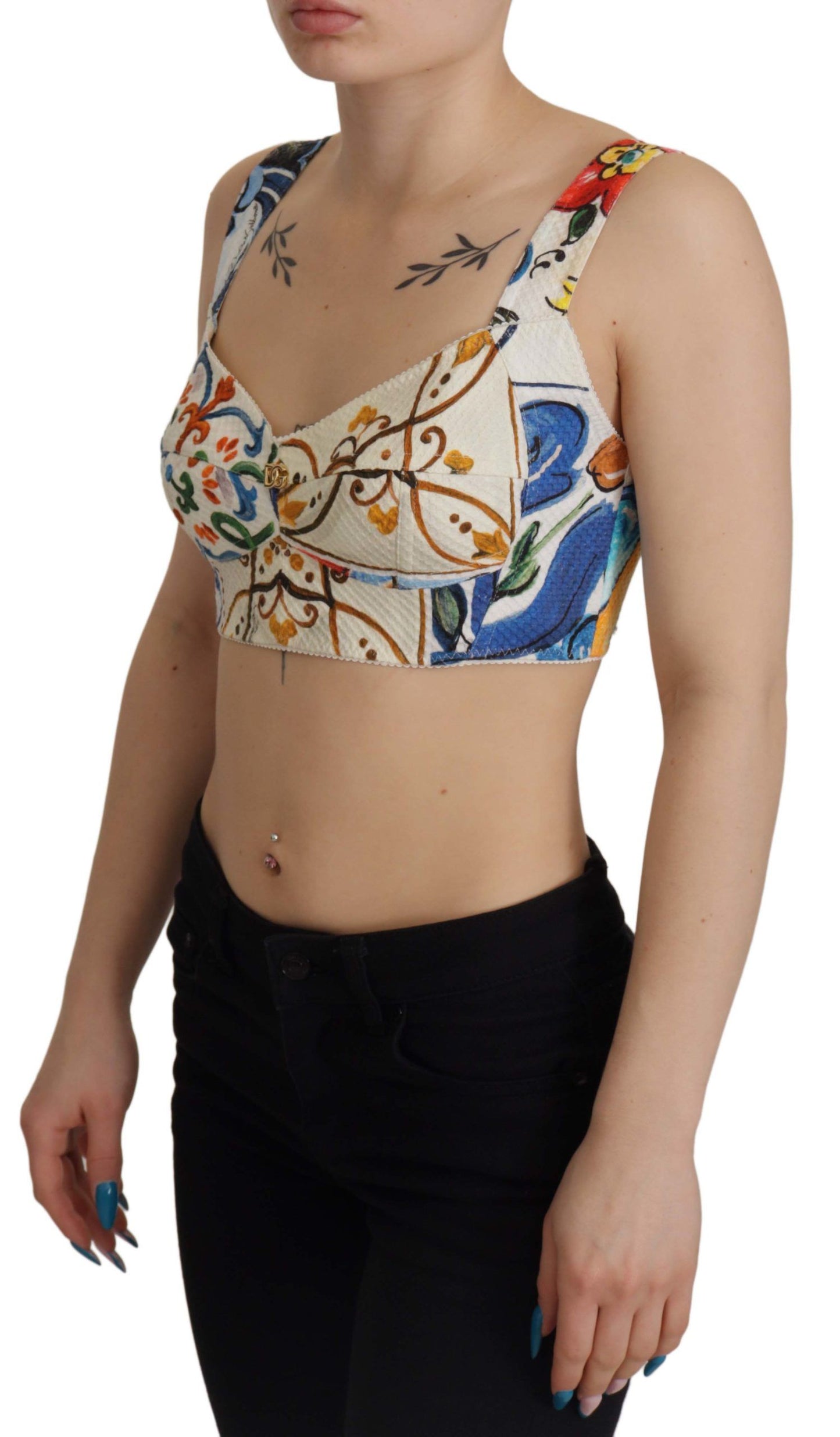 Elegant Sleeveless Corset Crop Top