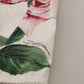 Elegant Tropical Rose Print Sleeveless Corset Top