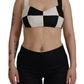 Elegant Checkered Sleeveless Bustier Corset