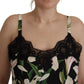 Elegant Lace Trim Silk Blend Camisole
