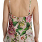 Elegant Silk Blend Lace Trim Camisole