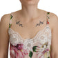 Elegant Silk Blend Lace Trim Camisole