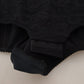 Elegant Black Lace Bodysuit with Zip Closure