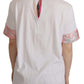 Elegant Collared Polo T-Shirt in Pristine White