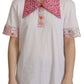 Elegant Collared Polo T-Shirt in Pristine White