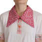 Elegant Collared Polo T-Shirt in Pristine White