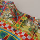 Multicolor Carretto Print Cotton T-Shirt