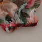 Multicolor Floral Silk Wrap Blouse Top