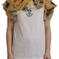 Elegant Ruffled Vest with DG Crown Embroidery