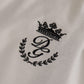 Elegant Ruffled Vest with DG Crown Embroidery