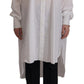 Elegant White Cotton Buttoned Shirt