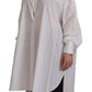 Elegant White Cotton Buttoned Shirt
