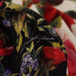 Patchwork Floral Midi Sheath Dress