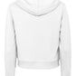Elegant White Zip-Hoodie Sweatshirt
