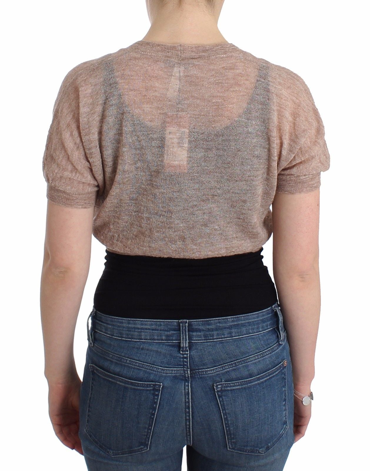 Chic Cropped Alpaca Blend Sweater