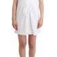 Elegant White Strapless Sundress