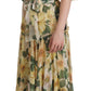 Elegant Floral Silk Maxi Dress