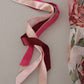 Elegant Multicolor Silk Roses Maxi Dress