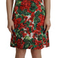 Multicolor Floral A-Line Dress
