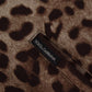 Elegant Leopard Bomber Jacket